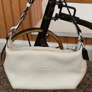 Authentic Coach small handbag - white